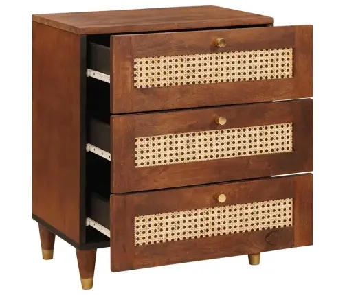 Öökapid Pruun 50 X 33 X 60 Cm Kudum Ja Tahke Mango Puit