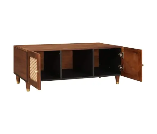 Kohvilauad Pruun 100 X 54 X 40 Cm Kudum Ja Tahke Mango Puit