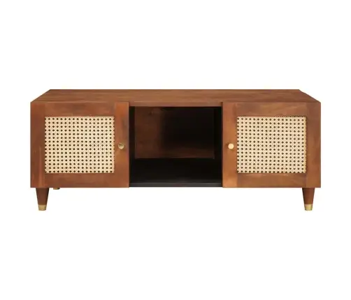 Kohvilauad Pruun 100 X 54 X 40 Cm Kudum Ja Tahke Mango Puit