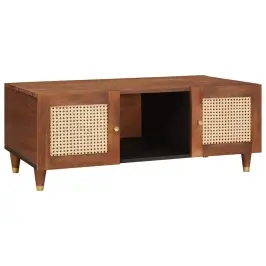 Kafijas Galdiņi Brūna 100 X 54 X 40 Cm Zari Un Ciets Mango Koks Vidaxl