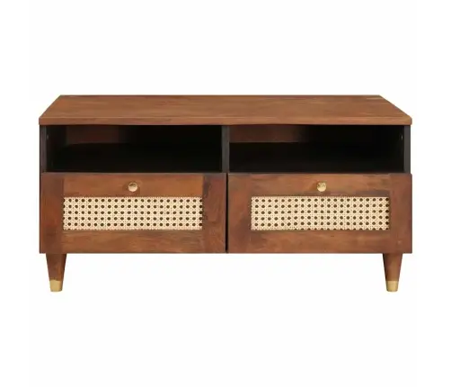 Kohvilauad Pruun 80 X 54 X 40 Cm Kudum Ja Tahke Mango Puit