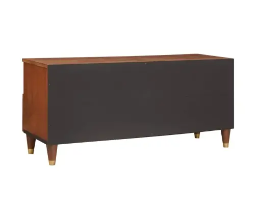Mediju Uzglabāšanas Skapji Un Plaukti Brūna 100 X 33.5 X 46 Cm Vidaxl