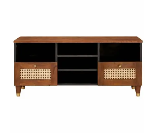Mediju Uzglabāšanas Skapji Un Plaukti Brūna 100 X 33.5 X 46 Cm Vidaxl