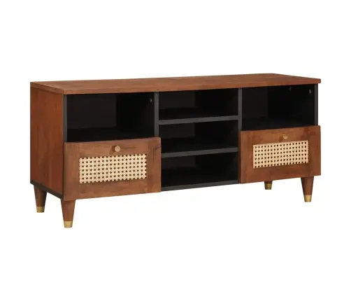 Mediju Uzglabāšanas Skapji Un Plaukti Brūna 100 X 33.5 X 46 Cm Vidaxl
