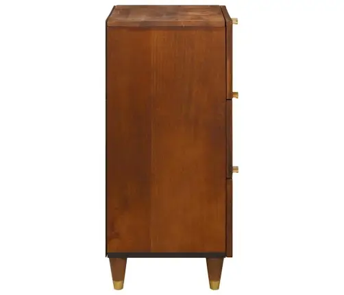 Puse Brūna 40 X 33.5 X 75 Cm Zari Un Ciets Mango Koks Vidaxl