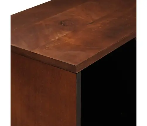 Puse Brūna 80 X 33.5 X 75 Cm Zari Un Ciets Mango Koks Vidaxl