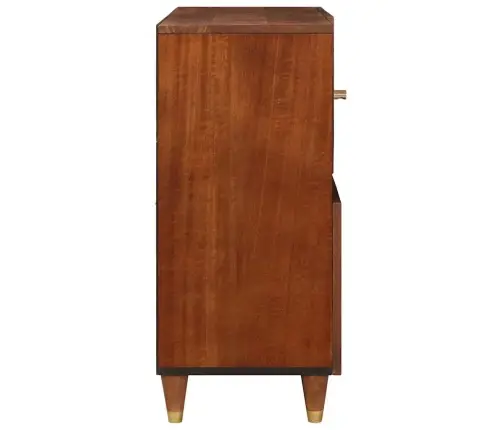 Puse Brūna 80 X 33.5 X 75 Cm Zari Un Ciets Mango Koks Vidaxl