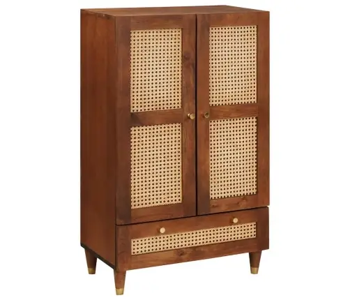 Mediju Uzglabāšanas Skapji Un Plaukti Brūna 60 X 33.5 X 100 Cm Vidaxl