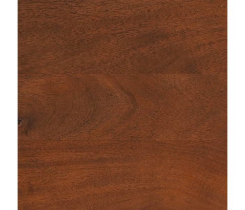 Spogulis Brūna Un Sudraba 50 X 70 Cm Cieta Mango Koks, Stikls Vidaxl