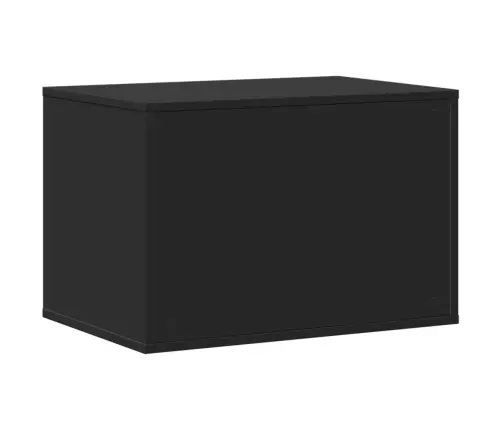 Kaķu Pakaišu Kastes Korpuss Melns 60X40X40 Cm Inženierijas Koks Vidaxl