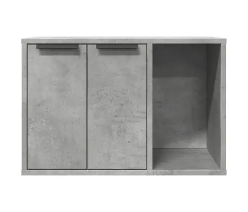 Kačių Kraiko Dėžės Spintelė, Betono Pilka, 60X40X40cm Mediena