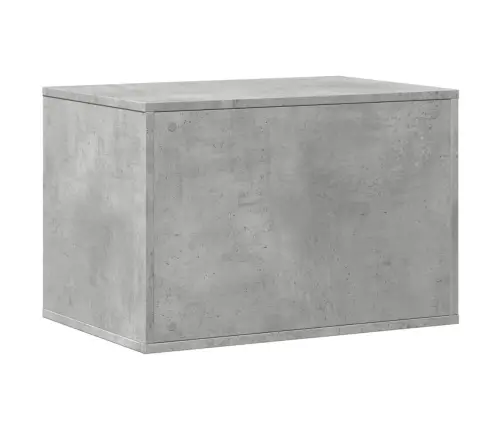 Kačių Kraiko Dėžės Spintelė, Betono Pilka, 60X40X40cm Mediena