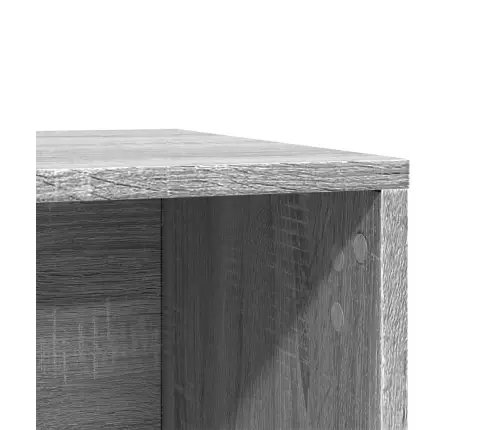 Kaķu Pakaišu Kastes Korpuss Pelēks 60X40X40Cm Inženierijas Koks Vidaxl