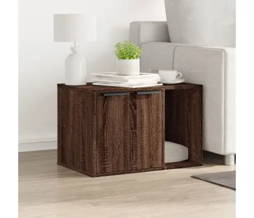 Kaķu Pakaišu Kastes Korpuss 60X40X40 Cm Inženierijas Koks Vidaxl