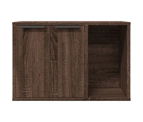 Kaķu Pakaišu Kastes Korpuss 60X40X40 Cm Inženierijas Koks Vidaxl