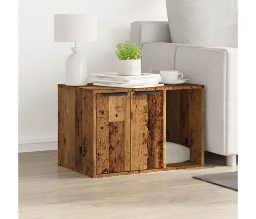 Kaķu Pakaišu Kastes Korpuss 60X40X40 Cm Inženierijas Koks Vidaxl