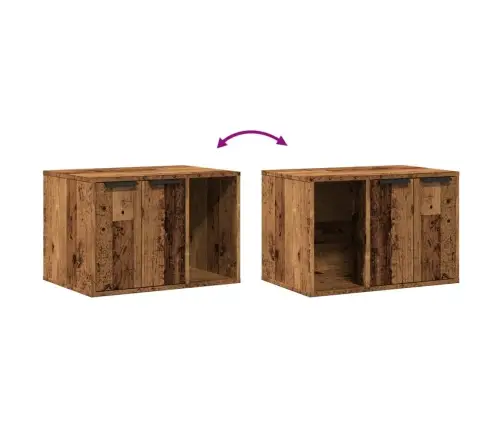 Kaķu Pakaišu Kastes Korpuss 60X40X40 Cm Inženierijas Koks Vidaxl