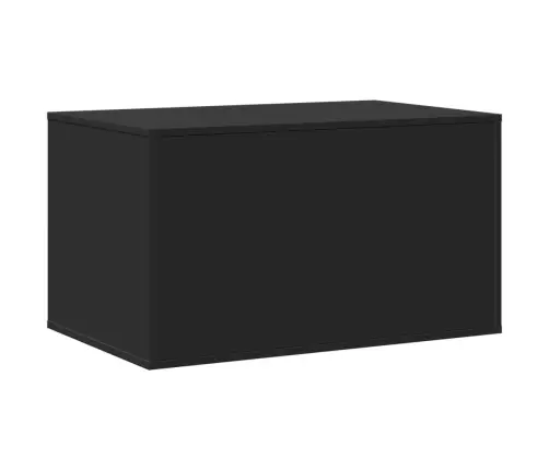 Kaķu Pakaišu Kastes Korpuss Melns 80X50X45 Cm Inženierijas Koks Vidaxl