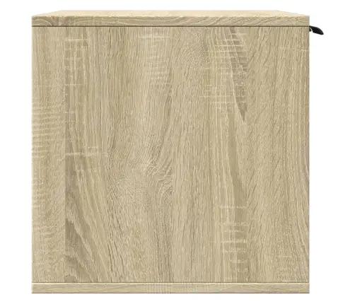 Kaķu Pakaišu Kastes Korpuss Ozola 80X50X45 Cm Inženierijas Koks Vidaxl