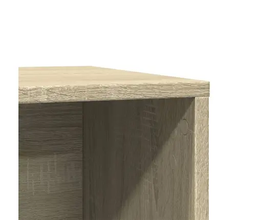 Kaķu Pakaišu Kastes Korpuss Ozola 80X50X45 Cm Inženierijas Koks Vidaxl