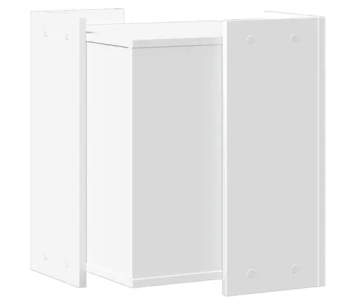 Kaķu Pakaišu Kastes Korpuss Balts 42X42X51 Cm Inženierijas Koks Vidaxl