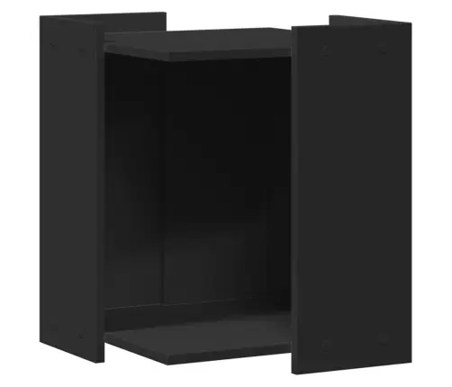 Kassi Liivakast Korpus, Must, 42X42X51 cm Tehispuit