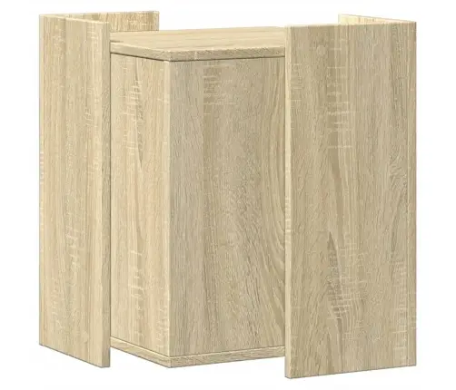 Kaķu Pakaišu Kastes Korpuss Ozola 42X42X51 Cm Inženierijas Koks Vidaxl