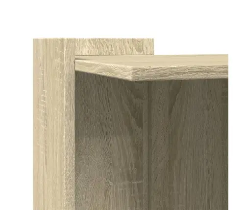 Kaķu Pakaišu Kastes Korpuss Ozola 42X42X51 Cm Inženierijas Koks Vidaxl