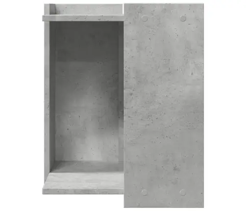 Kaķu Pakaišu Kastes Korpuss Pelēks 42X42X51Cm Inženierijas Koks Vidaxl