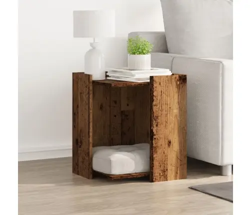 Kaķu Pakaišu Kastes Korpuss 42X42X51 Cm Inženierijas Koks Vidaxl