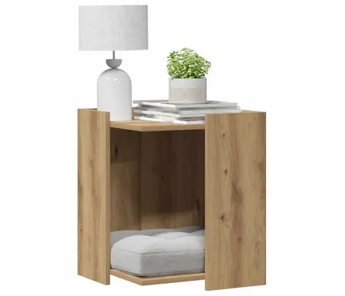 Kaķu Pakaišu Kastes Korpuss 42X42X51 Cm Inženierijas Koks Vidaxl