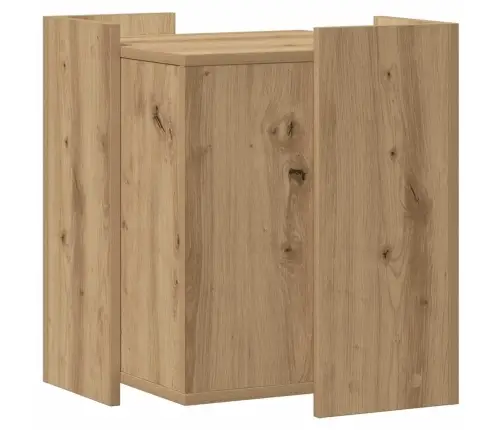 Kaķu Pakaišu Kastes Korpuss 42X42X51 Cm Inženierijas Koks Vidaxl