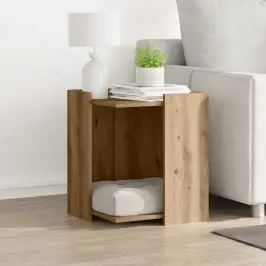 Kaķu Pakaišu Kastes Korpuss 42X42X51 Cm Inženierijas Koks Vidaxl