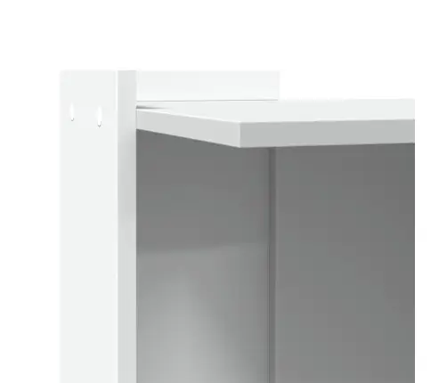 Kaķu Pakaišu Kastes Korpuss Balts 53X53X51 Cm Inženierijas Koks Vidaxl