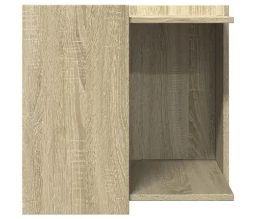 Kaķu Pakaišu Kastes Korpuss Ozola 53X53X51 Cm Inženierijas Koks Vidaxl