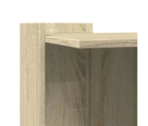 Kaķu Pakaišu Kastes Korpuss Ozola 53X53X51 Cm Inženierijas Koks Vidaxl