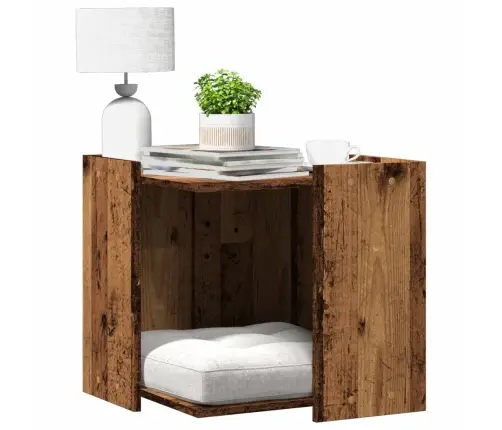 Kassi Liivakast Korpus, Vana Puit, 53X53X51 cm Tehispuit