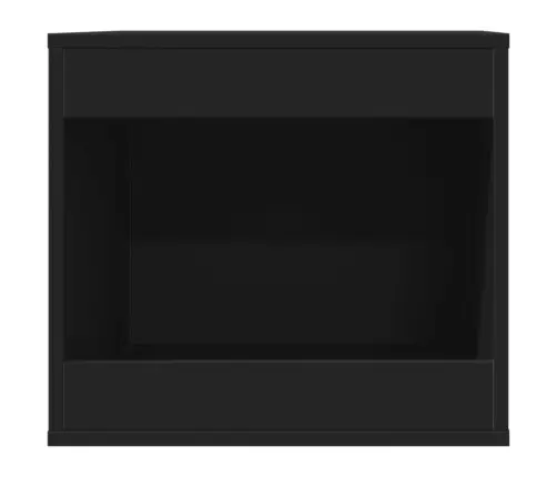 Kaķu Pakaišu Kastes Korpuss Melns 47X59X42 Cm Inženierijas Koks Vidaxl