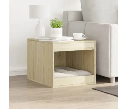 Kaķu Pakaišu Kastes Korpuss Ozola 47X59X42 Cm Inženierijas Koks Vidaxl