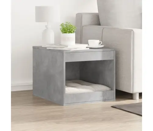 Kaķu Pakaišu Kastes Korpuss Pelēks 47X59X42Cm Inženierijas Koks Vidaxl