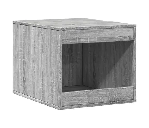 Kačių Kraiko Dėžės Spintelė, Pilka Ąžuolo, 47X59X42cm Mediena