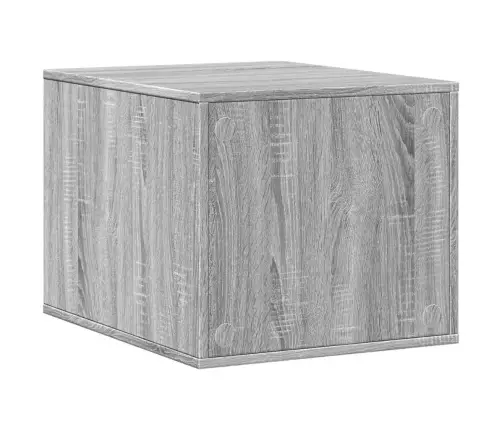 Kačių Kraiko Dėžės Spintelė, Pilka Ąžuolo, 47X59X42cm Mediena