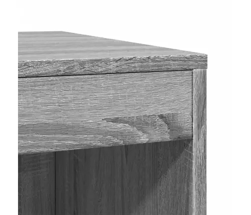 Kačių Kraiko Dėžės Spintelė, Pilka Ąžuolo, 47X59X42cm Mediena