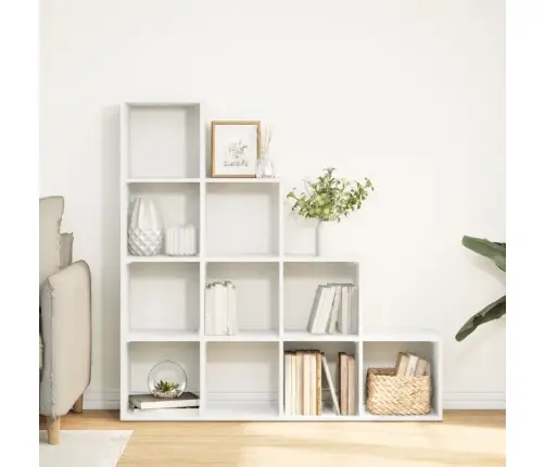 Telpas Sadalītājs, Grāmatu Plaukts, 4 Līmeņi, 131,5X29X131,5 Cm Vidaxl