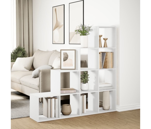 Telpas Sadalītājs, Grāmatu Plaukts, 4 Līmeņi, 131,5X29X131,5 Cm Vidaxl