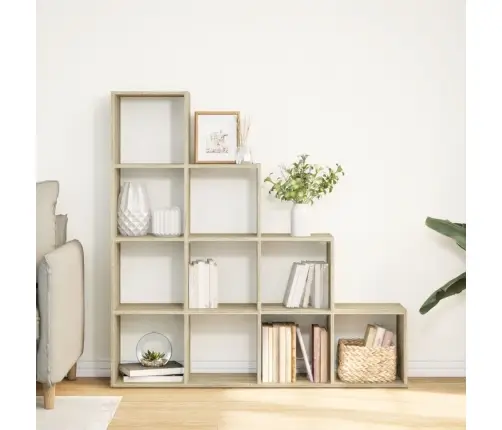 Ruumijagaja 4 Korrust, Sonoma Tamm, 131,5X29X131,5cm Tehispuit Ruumijagaja 4 Korrust, Sonoma Tamm, 131,5X29X131,5cm Tehispuit