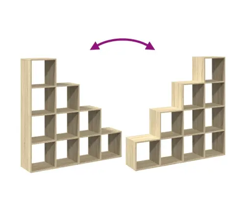 Ruumijagaja 4 Korrust, Sonoma Tamm, 131,5X29X131,5cm Tehispuit Ruumijagaja 4 Korrust, Sonoma Tamm, 131,5X29X131,5cm Tehispuit