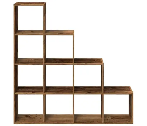 Ruumijagaja 4 Korrust, Vana Puit, 131,5X29X131,5 cm Tehispuit