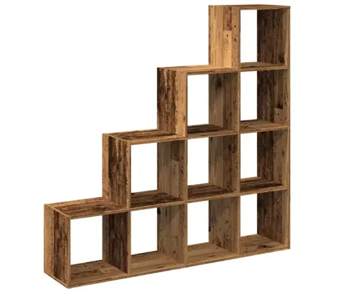 Ruumijagaja 4 Korrust, Vana Puit, 131,5X29X131,5 cm Tehispuit