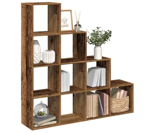 Ruumijagaja 4 Korrust, Vana Puit, 131,5X29X131,5 cm Tehispuit